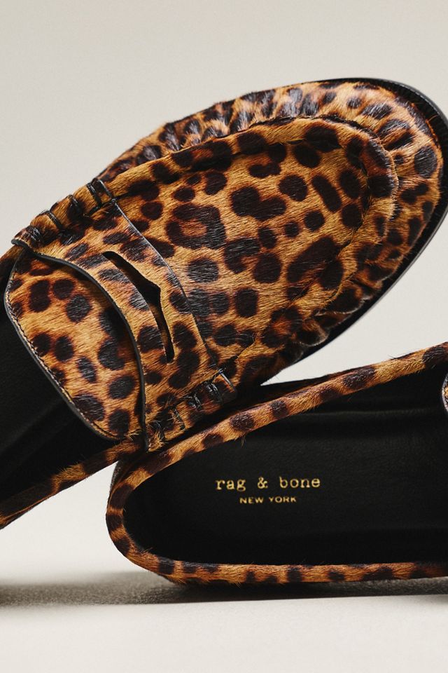 rag & bone Lexi Leather Leopard Loafers #2
