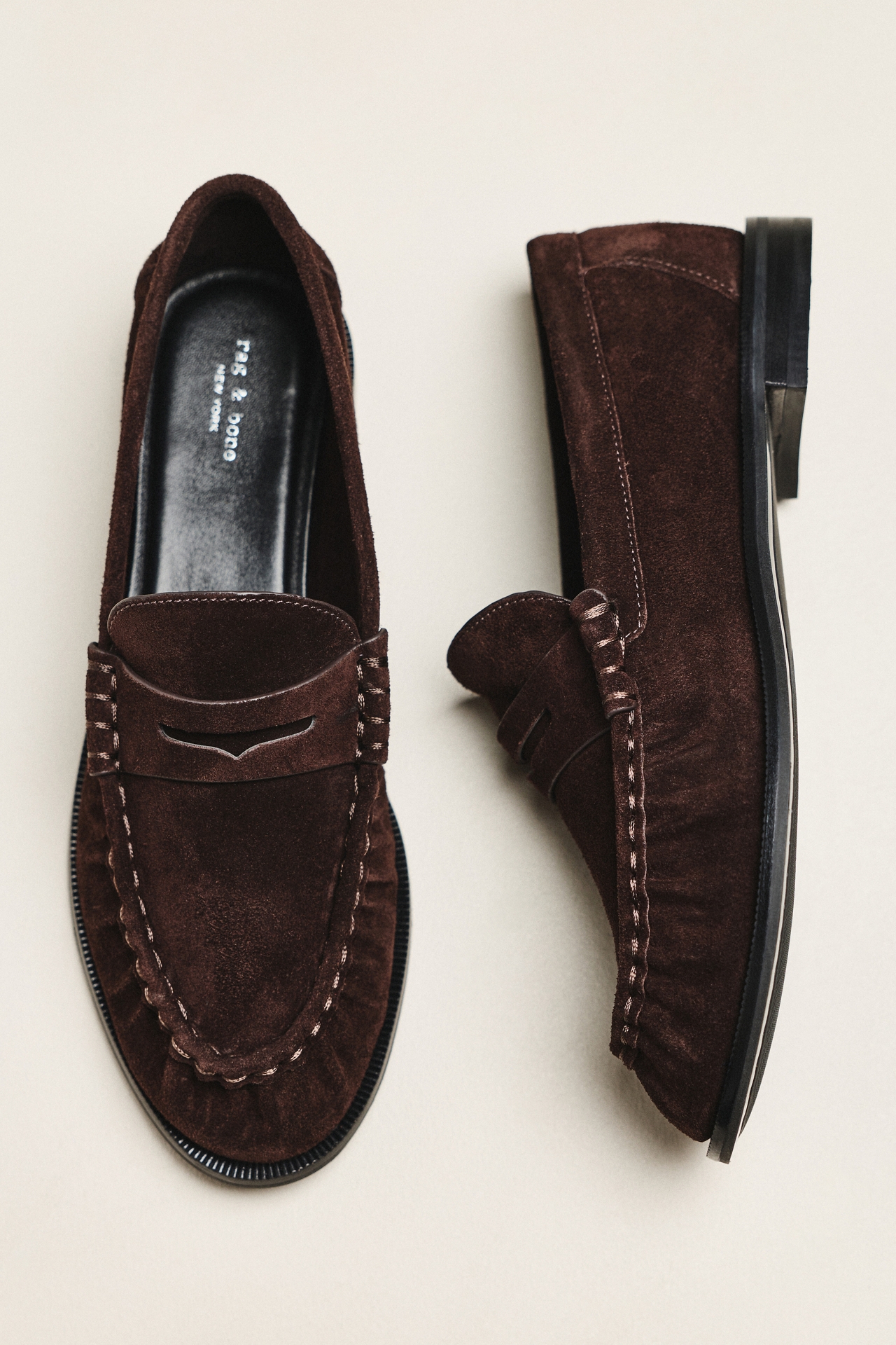 rag & bone Lexi Ruched Loafers