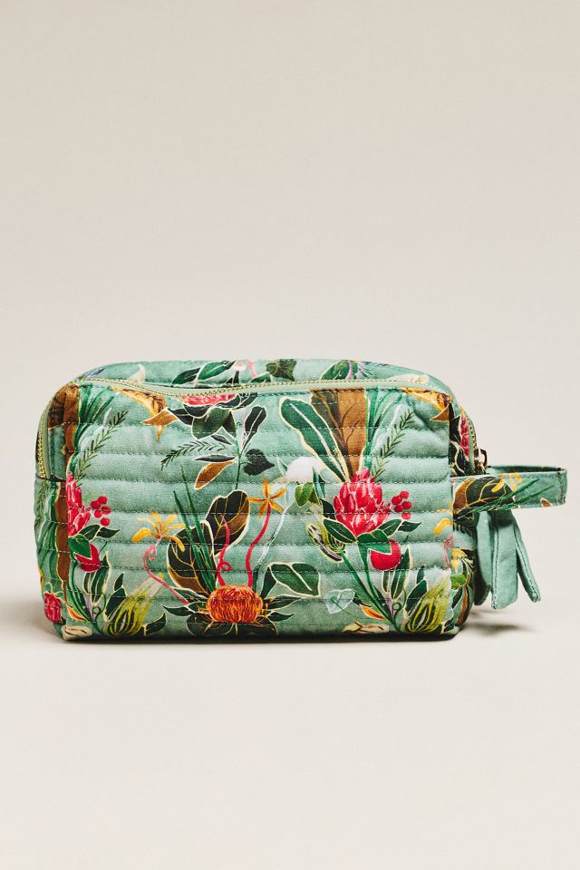 Farm Rio 100% Cotton Painted Cosmetic Bag #1