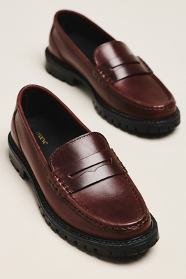 Maeve Classic Loafers In Brown