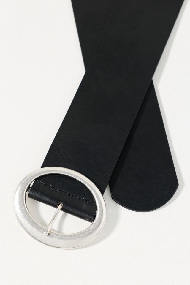 Wide Oval Buckle Belt #1