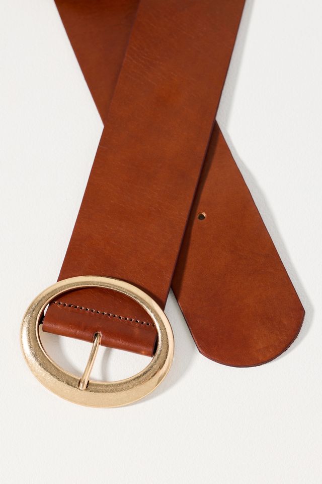 Wide Oval Buckle Belt #2