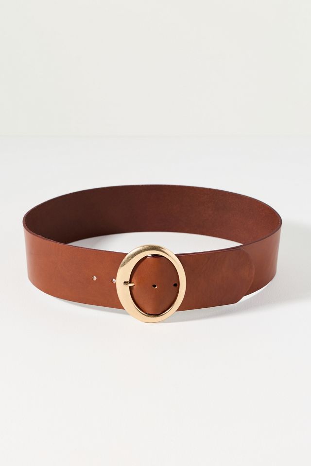 Wide Oval Buckle Belt #1