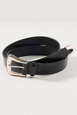 By Anthropologie Everstar Western Belt In Black