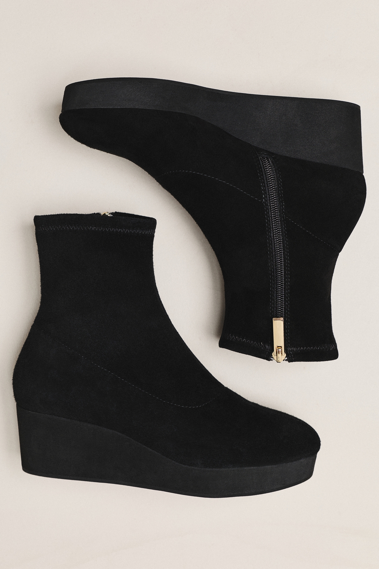 Cecilia New York Gate Platform Wedge Ankle Boots