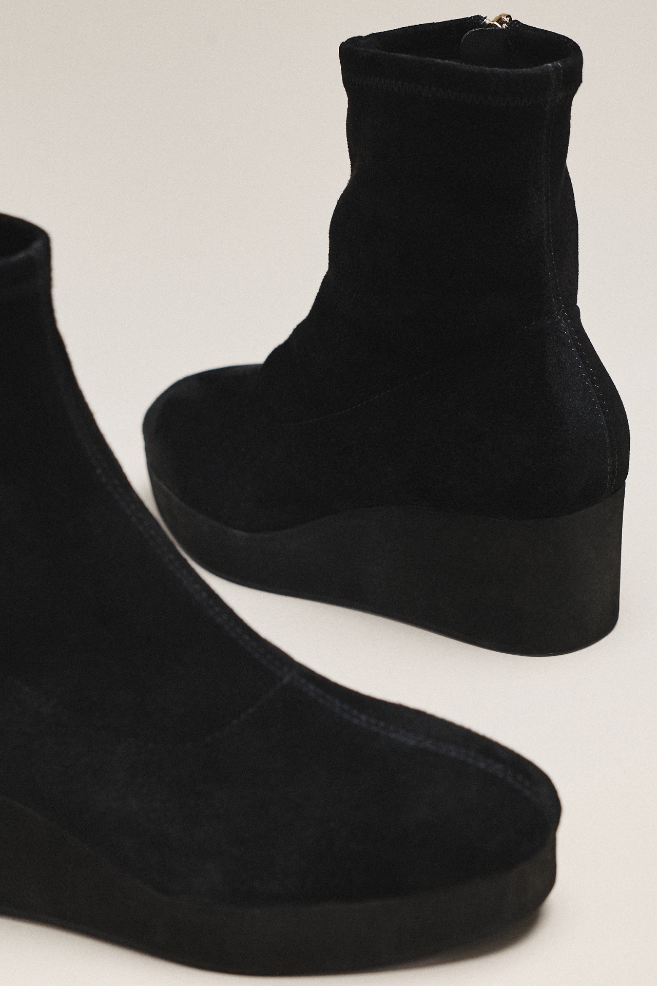 Cecilia New York Gate Platform Wedge Ankle Boots