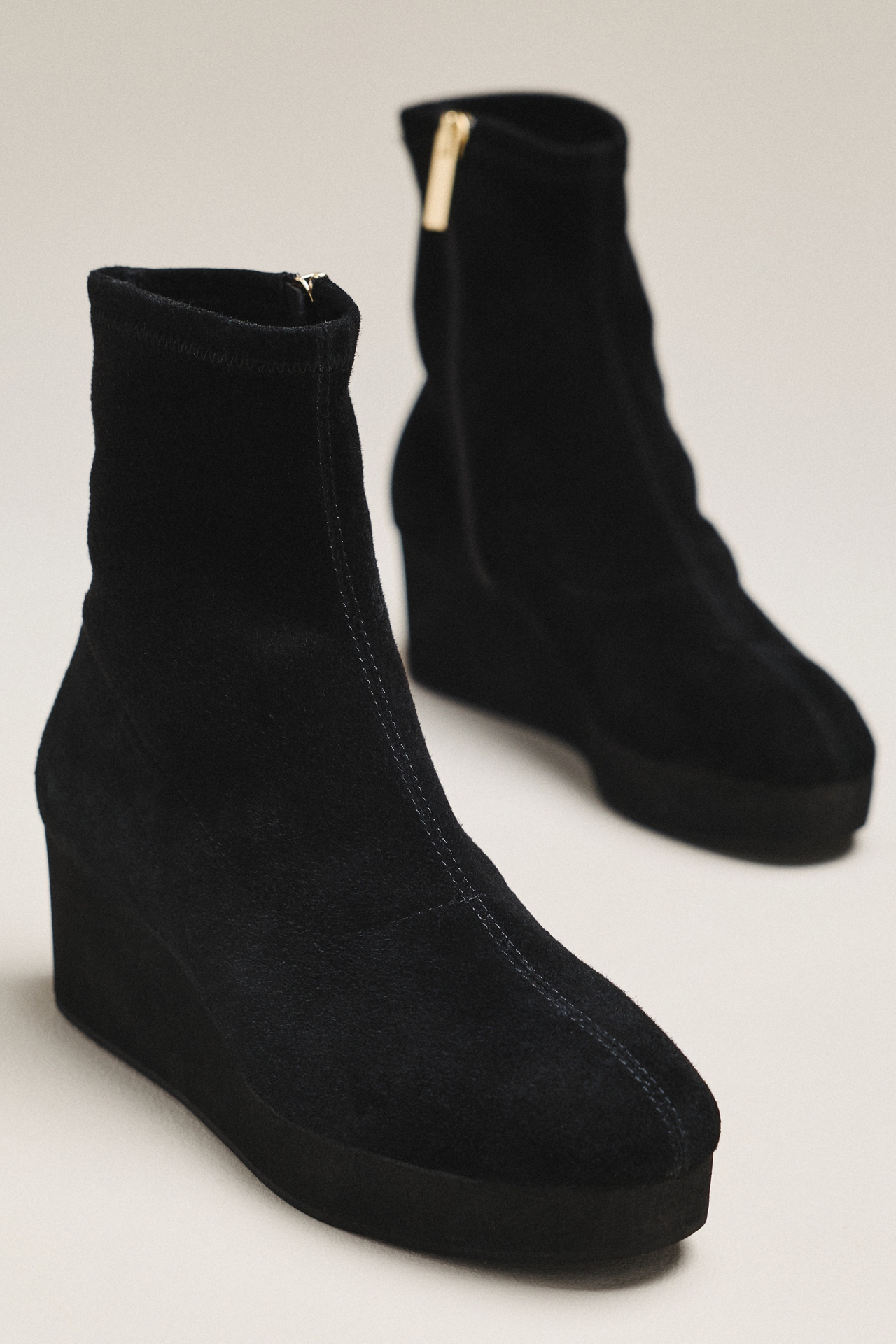 Cecilia New York Gate Platform Wedge Ankle Boots