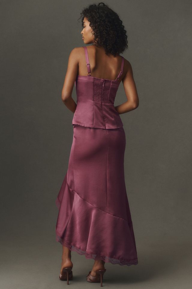 BHLDN Sweetheart Corset Maxi Dress #1