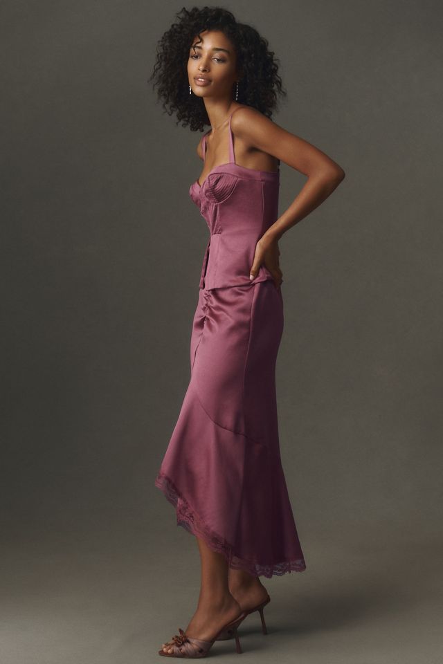 BHLDN Sweetheart Corset Maxi Dress #3