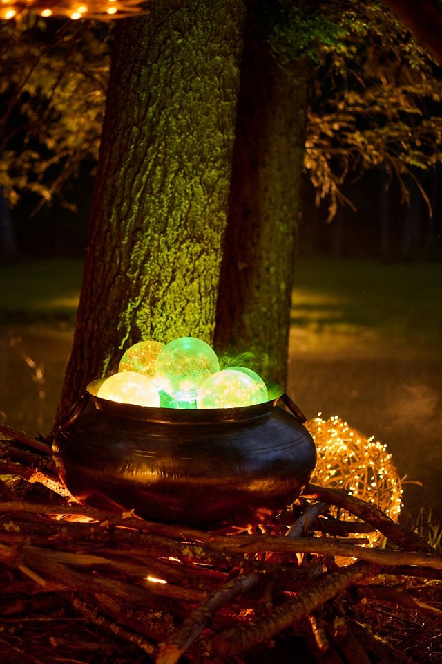 Terrain Black Iron Potbelly Cauldron Planter #3