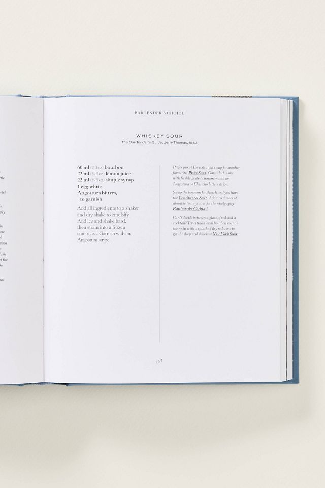 The Bartender's Collection Hardcover Cocktail Book #2
