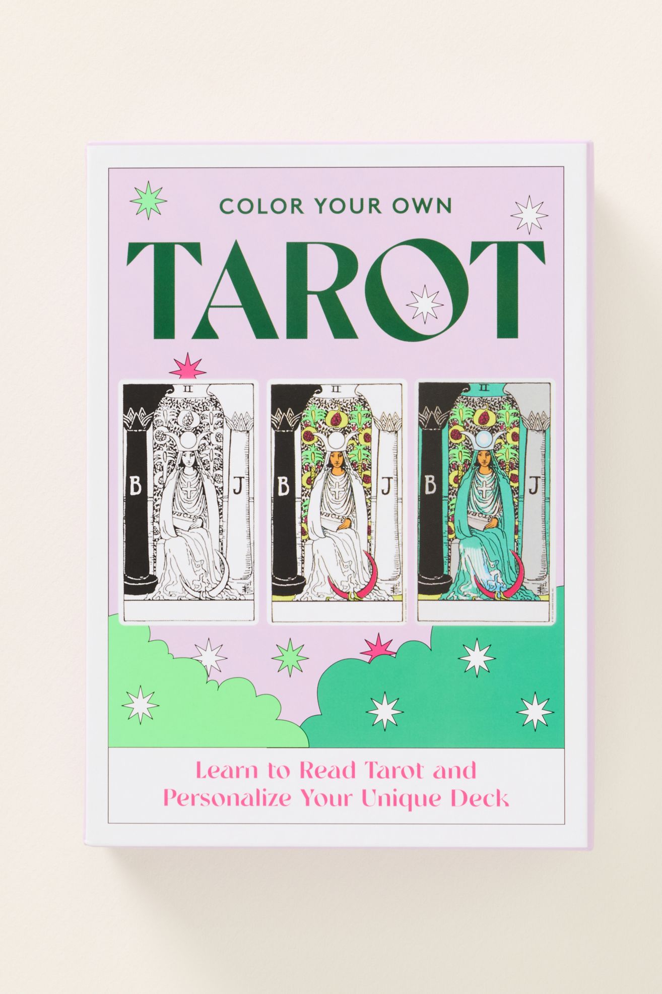 DIY Color Your Own Tarot Cards - White, One Size
