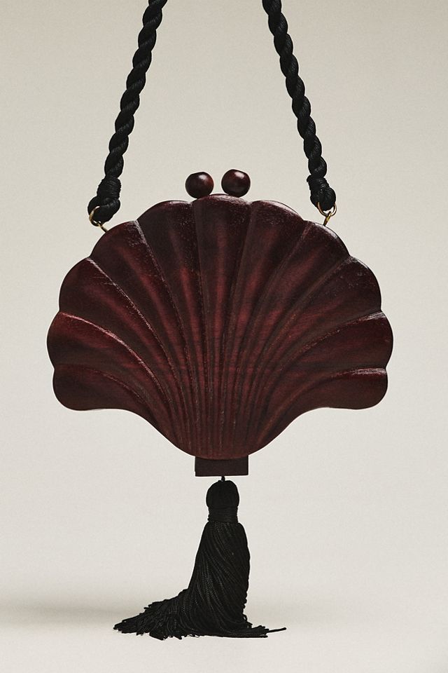 SIMONMILLER Carved Concha Clutch #1
