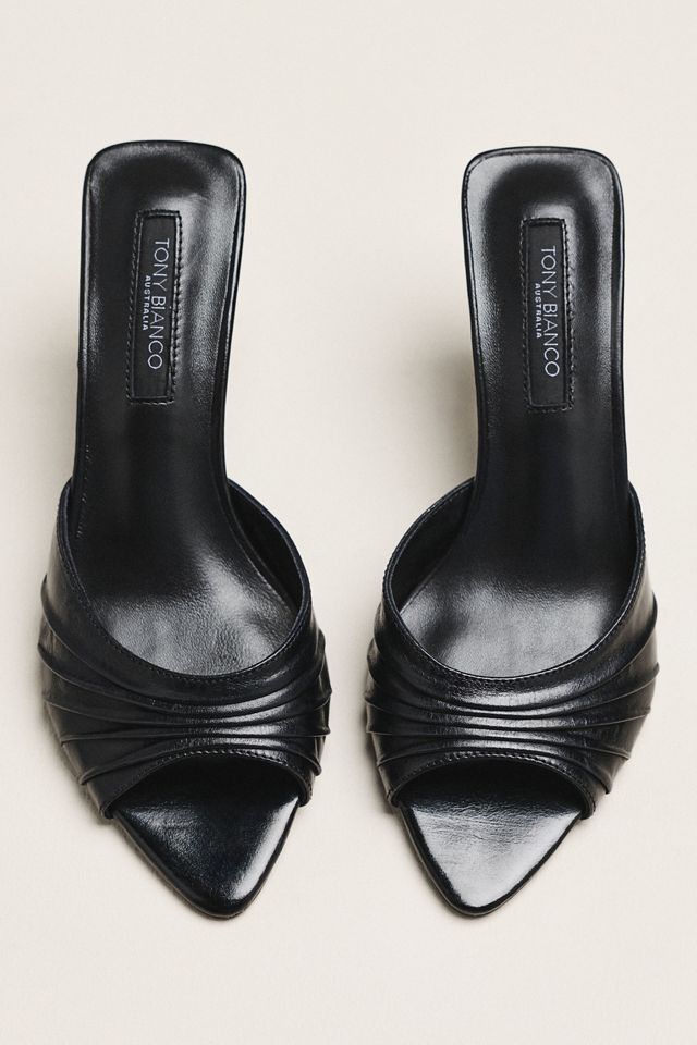 Tony Bianco Hype Peep-Toe Mules #1