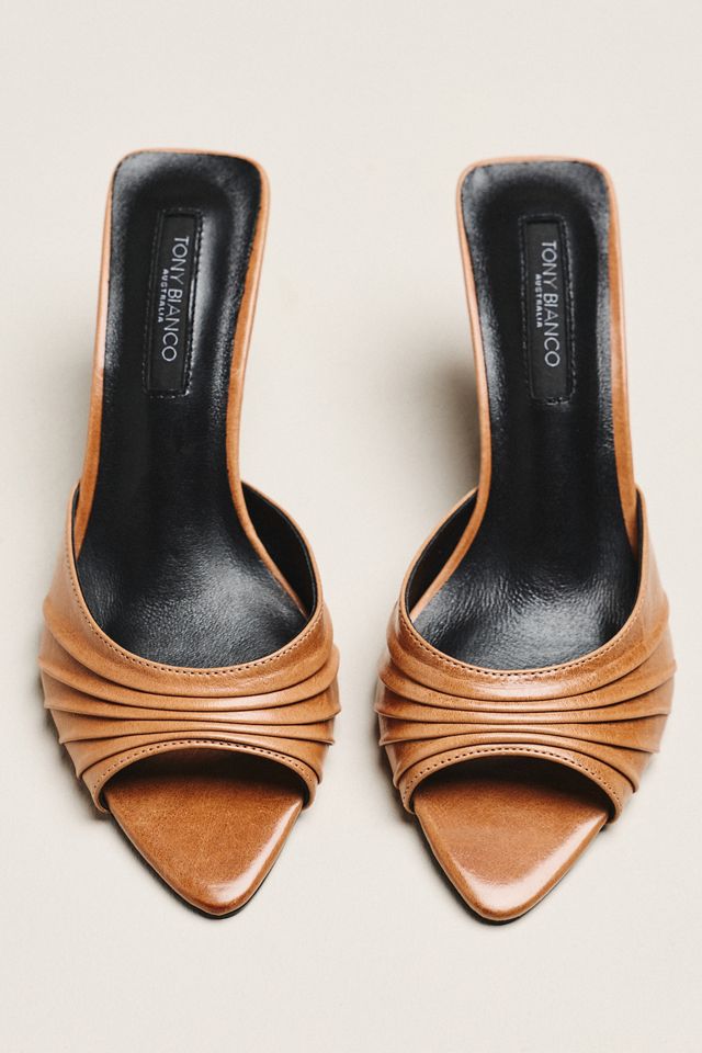 Tony Bianco Hype Peep-Toe Mules #1