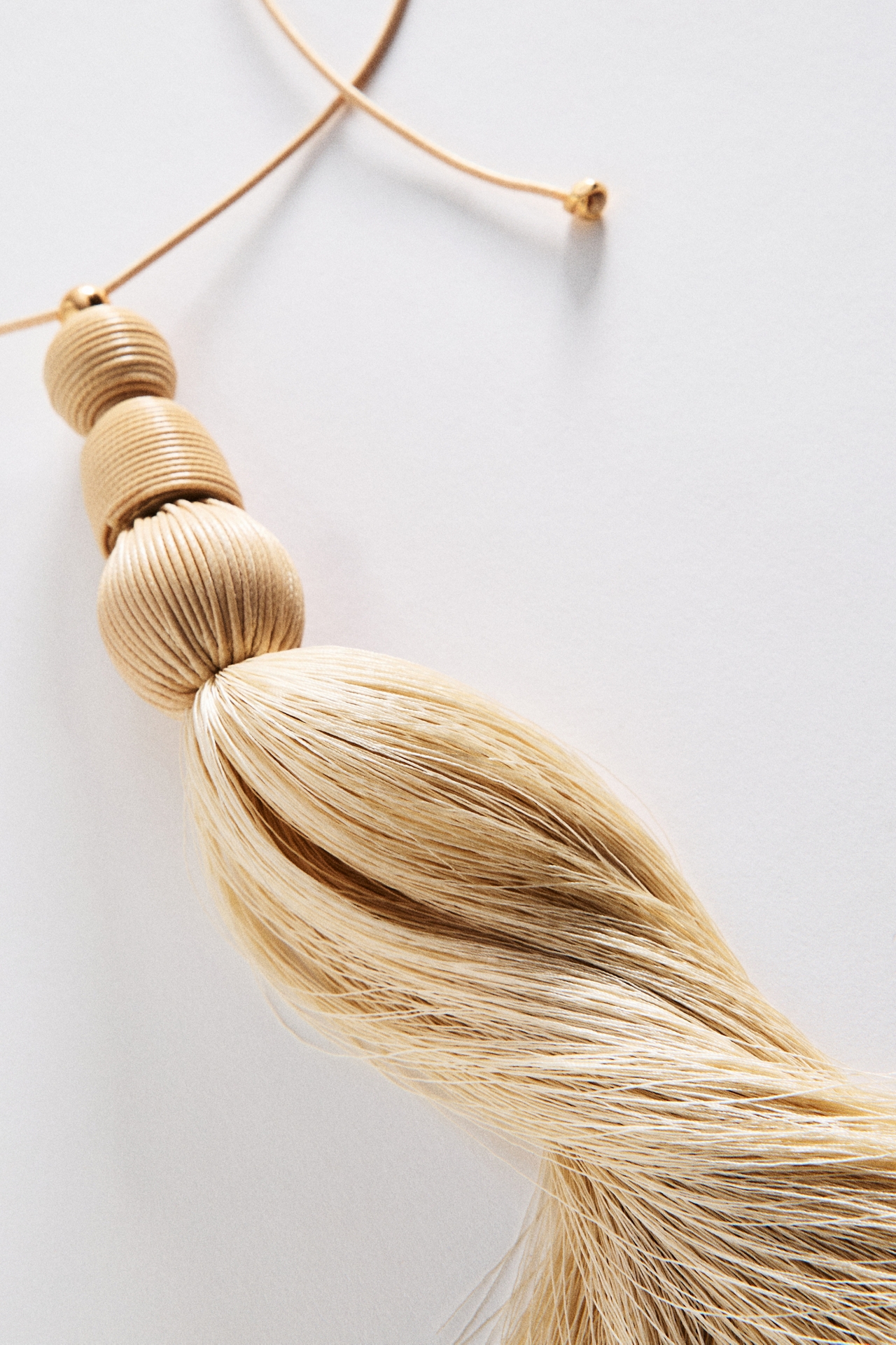Large Tassel Pendant Necklace