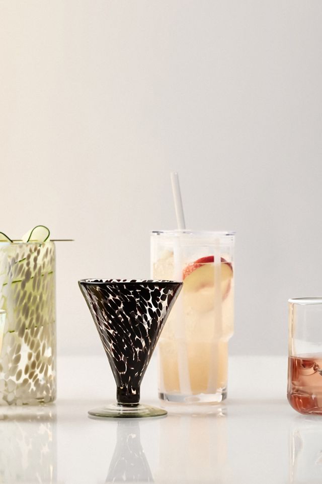 The Ribbon Stripe Glass Tumbler with Lid #4