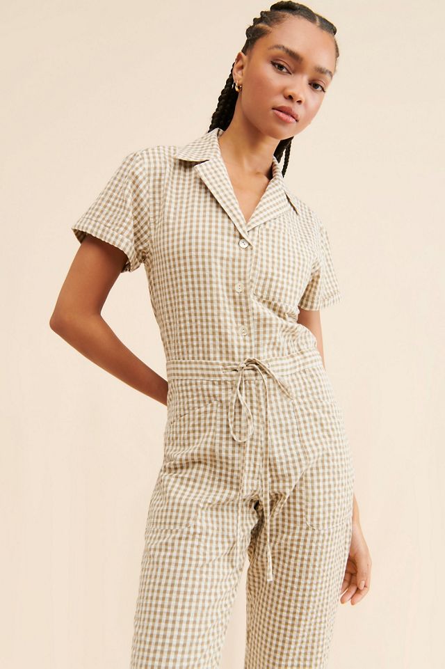 Rujuta Sheth Ray Gingham Coveralls #1