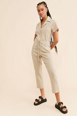 Rujuta Sheth Ray Gingham Coveralls