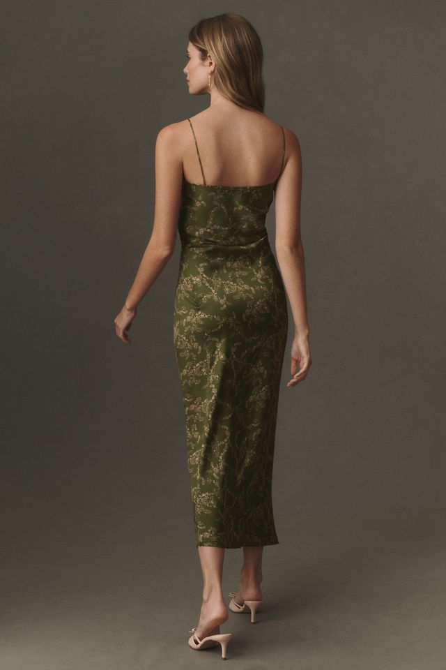 Amanda Uprichard Jean Square-Neck Midi Dress #2