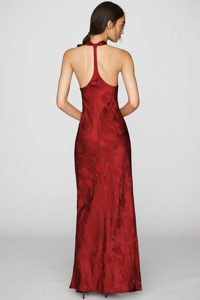 Amanda Uprichard Sonya Fringe Scarf Maxi Dress #1