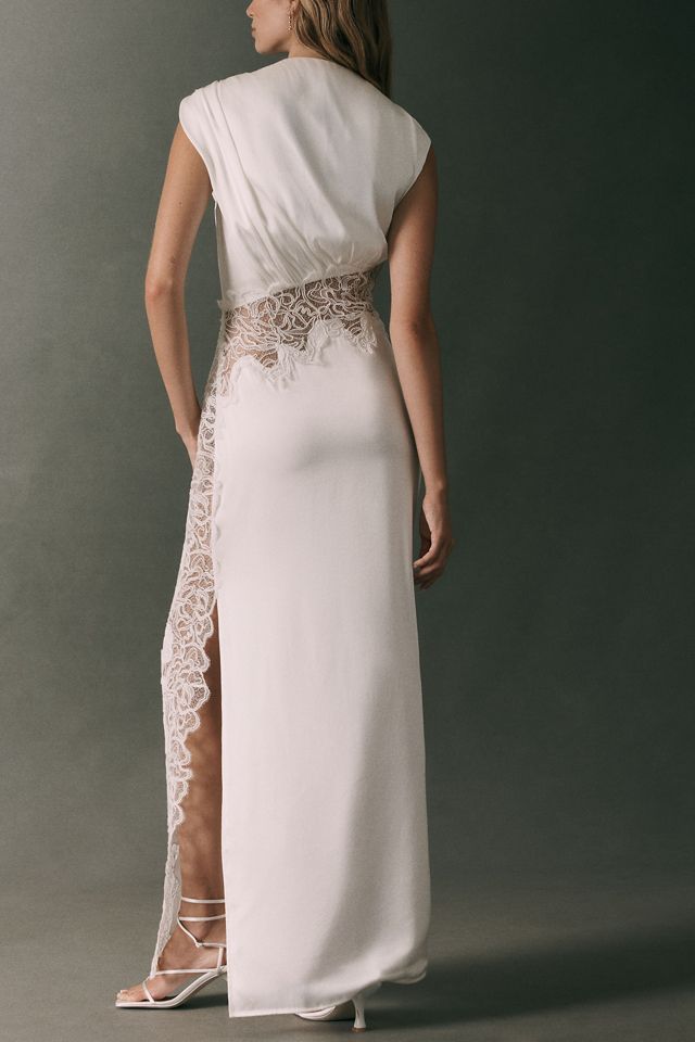 Shona Joy Eniko Satin Maxi Dress #1
