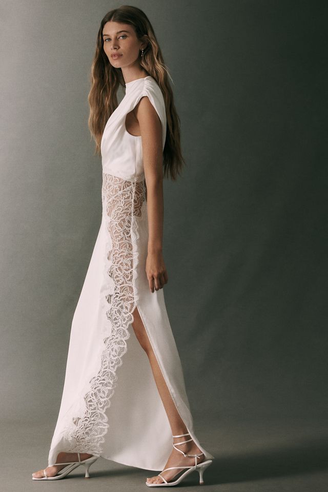 Shona Joy Eniko Satin Maxi Dress #3