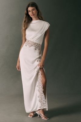 Shona Joy Eniko Satin Maxi Dress