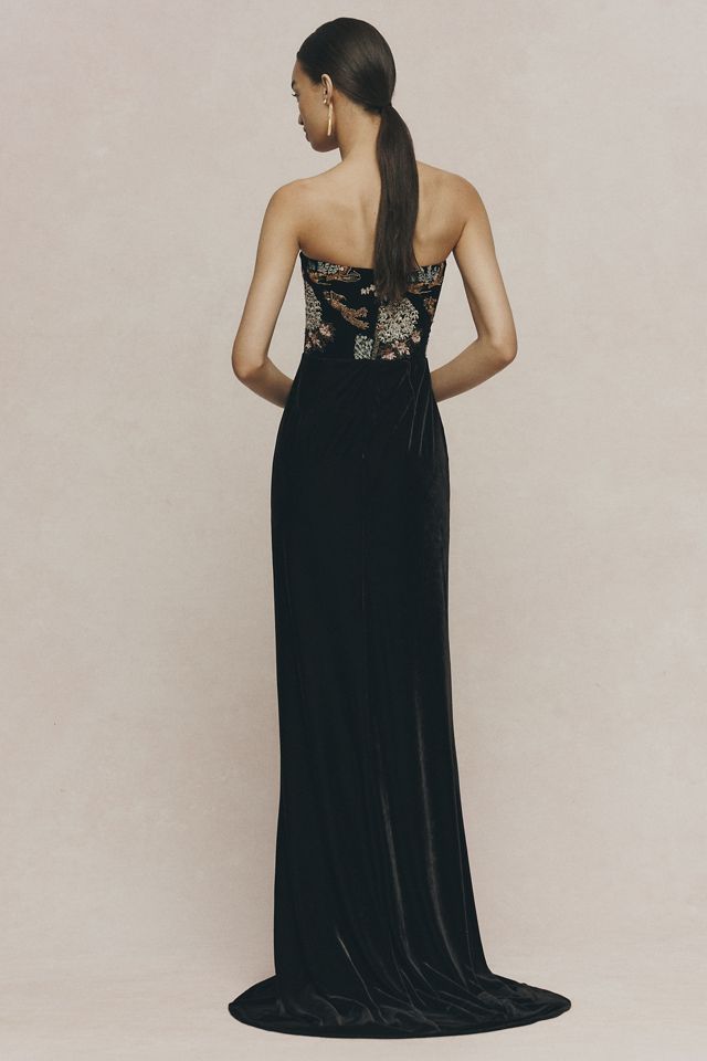 SAU LEE Isha Velvet Gown #2