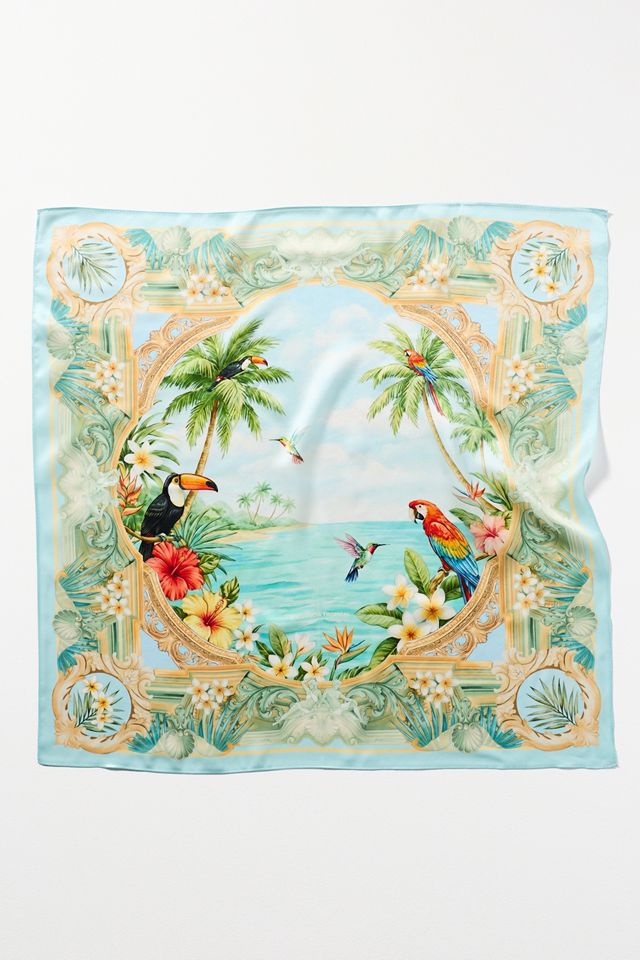 Agua Bendita Island Bliss Silk Scarf #1