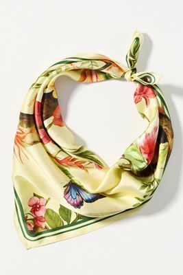 Elegancia Tropical Silk Scarf