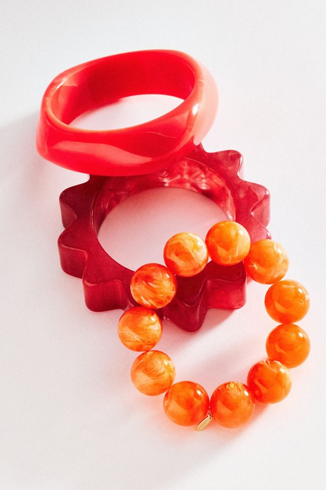Resin Bangles, Set of 3 #2