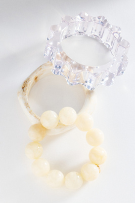 Resin Bangles, Set of 3