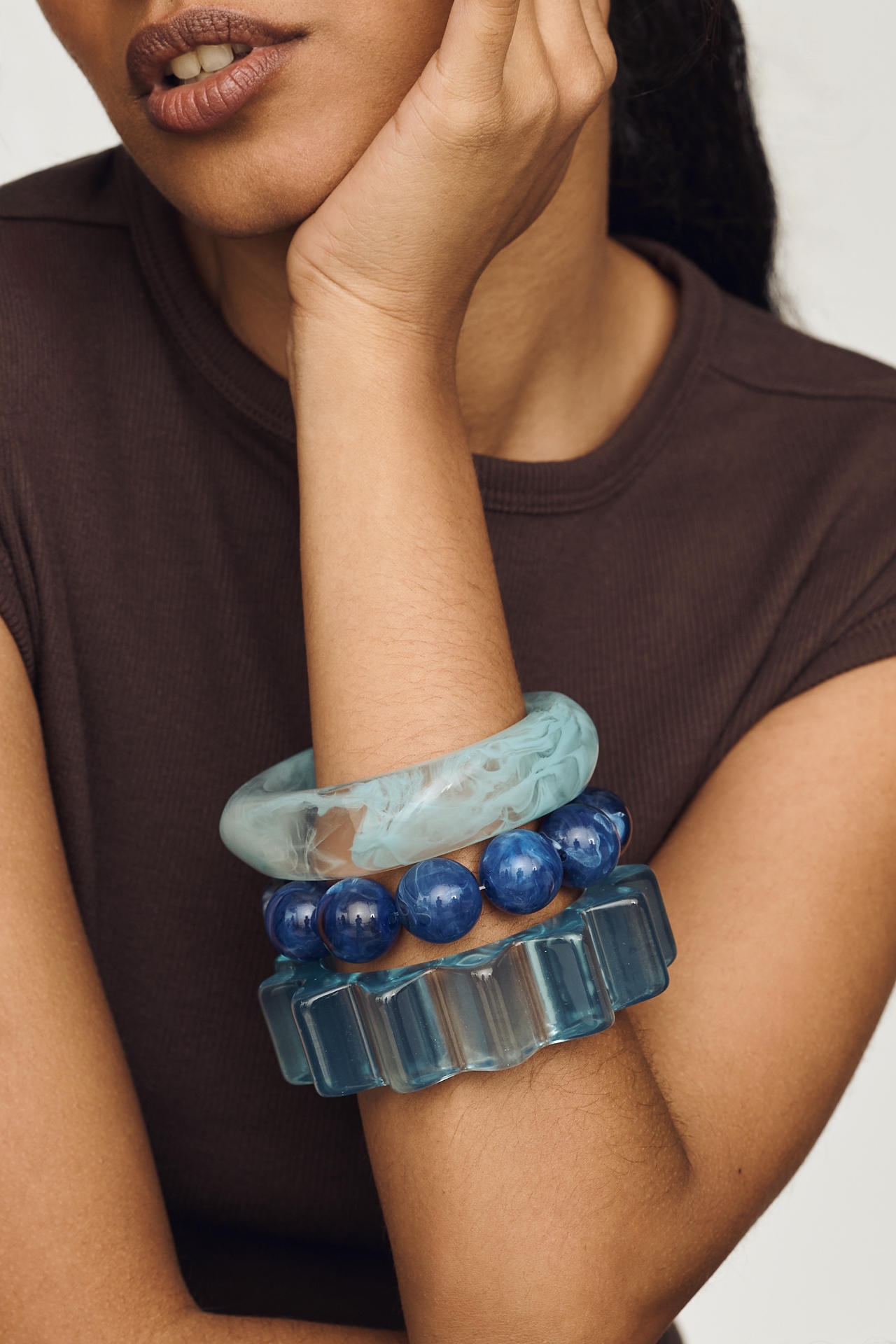 Resin Bangles, Set of 3