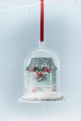 Emily Taylor x Anthropologie Light-Up Holiday House Ornament