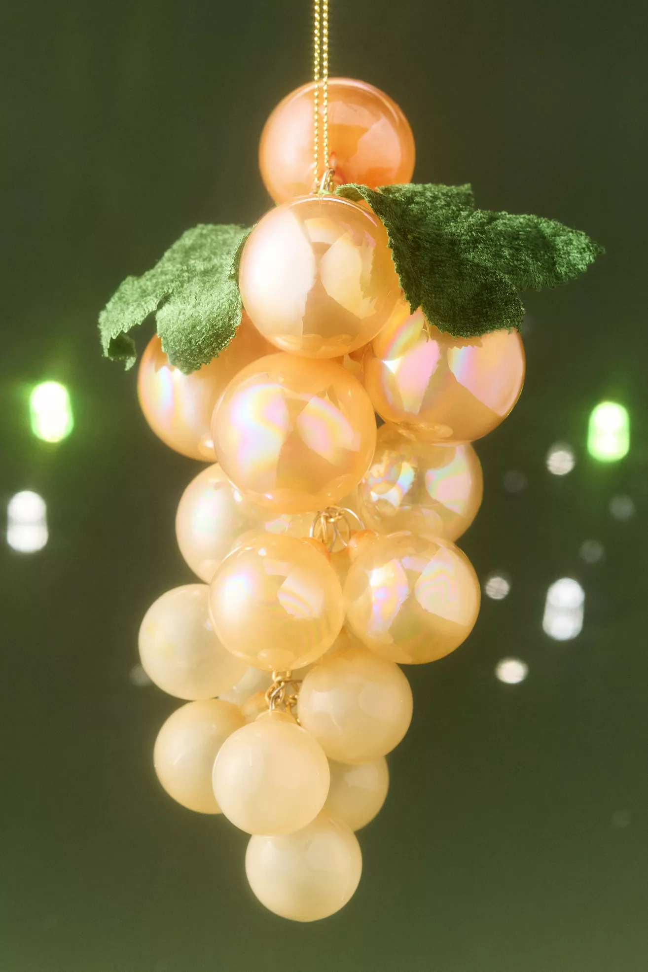 Grape Vine Glass Ornament - thumbnail 2