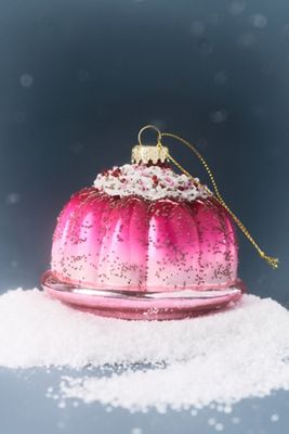 Jello Mold Glass Ornament