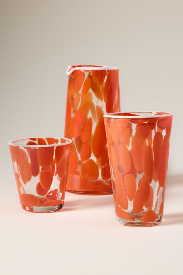 Dapple Dot Hand-Blown Highball Glass #3