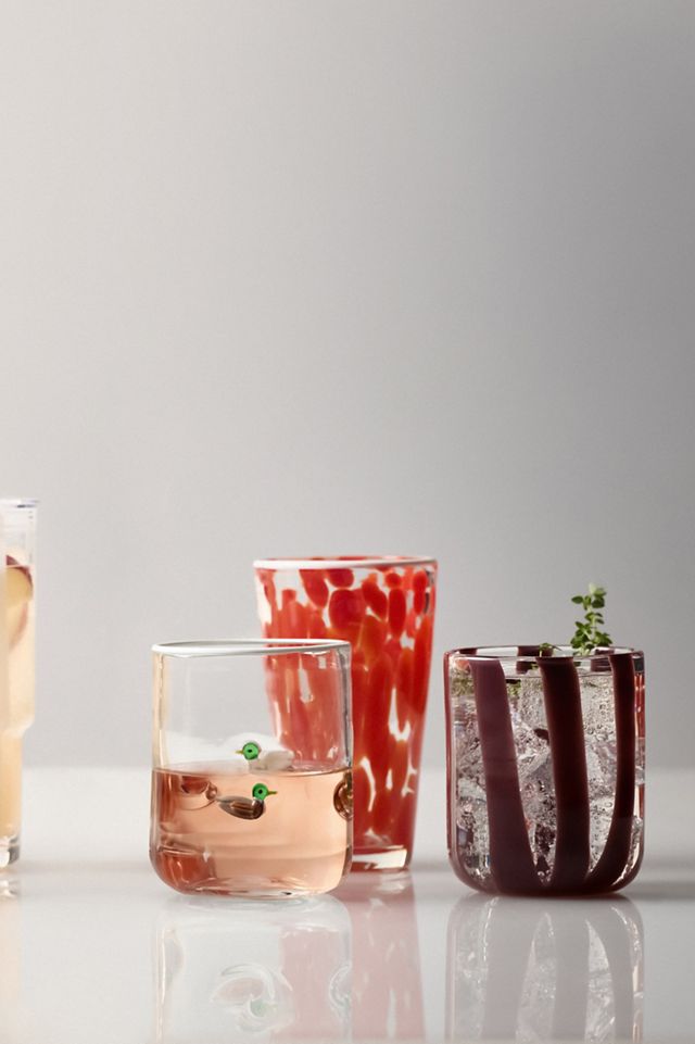 Dapple Dot Hand-Blown Highball Glass #5