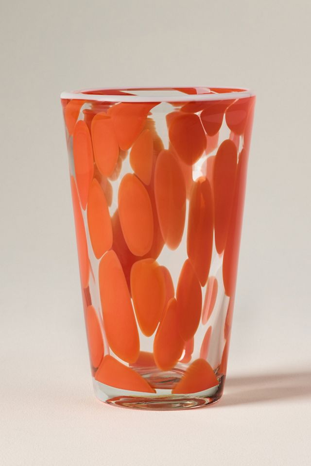 Dapple Dot Hand-Blown Highball Glass #2