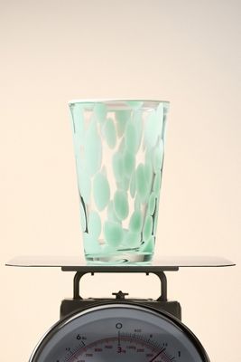 Dapple Dot Hand-Blown Highball Glass