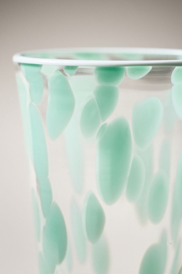 Dapple Dot Hand-Blown Highball Glass #6