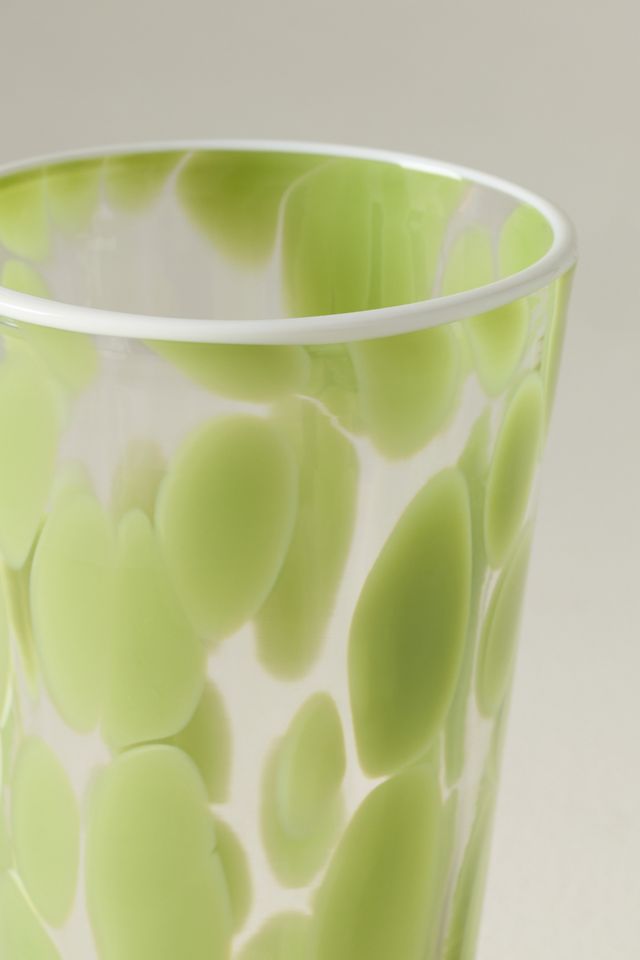 Dapple Dot Hand-Blown Highball Glass #4