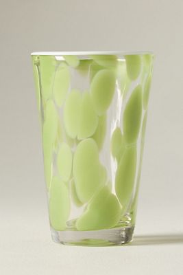 Dapple Dot Hand-Blown Highball Glass