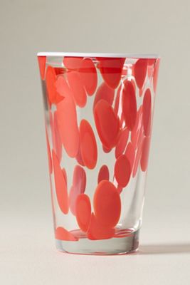 Dapple Dot Hand-Blown Highball Glass