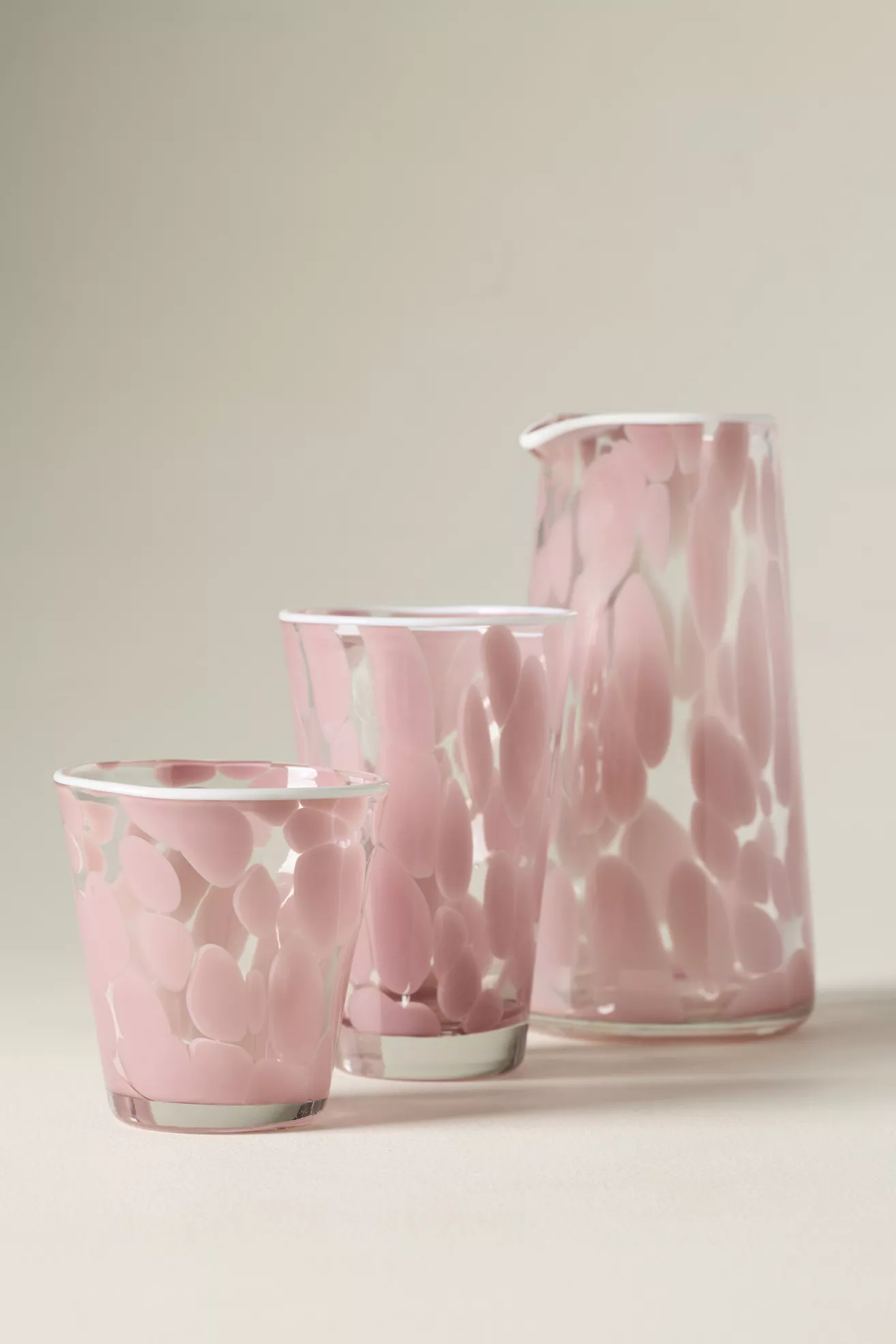 Dapple Dot Hand-Blown Highball Glass - thumbnail 9