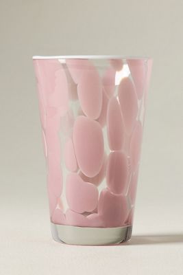 Dapple Dot Hand-Blown Highball Glass