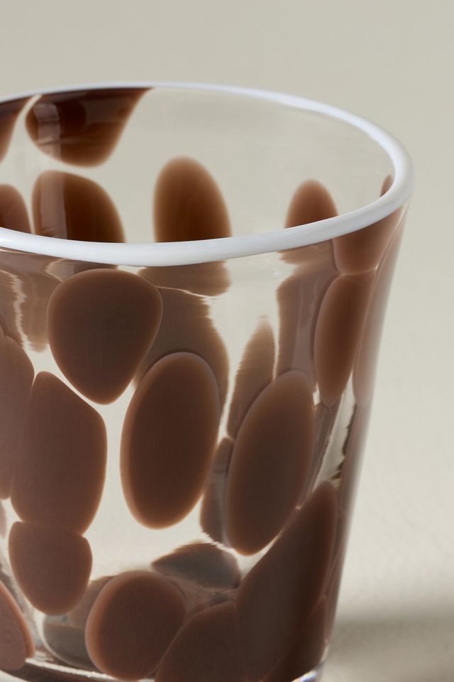Dapple Dot Hand-Blown Juice Glass #4