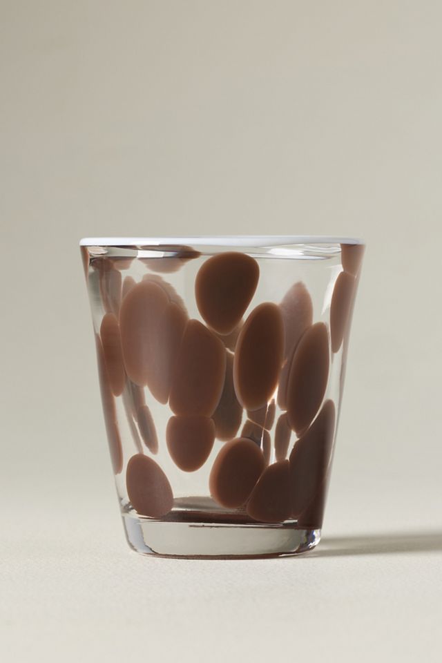 Dapple Dot Hand-Blown Juice Glass #1