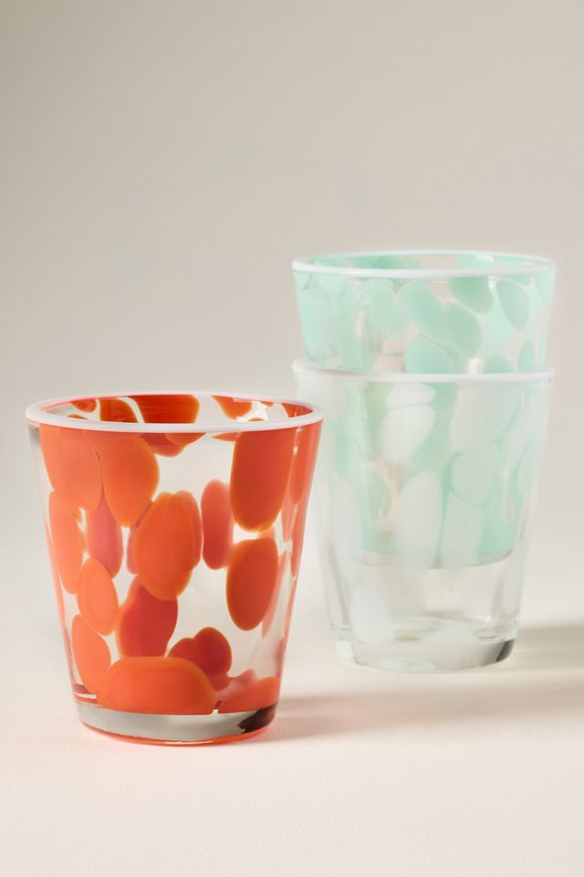 Dapple Dot Hand-Blown Juice Glass #5